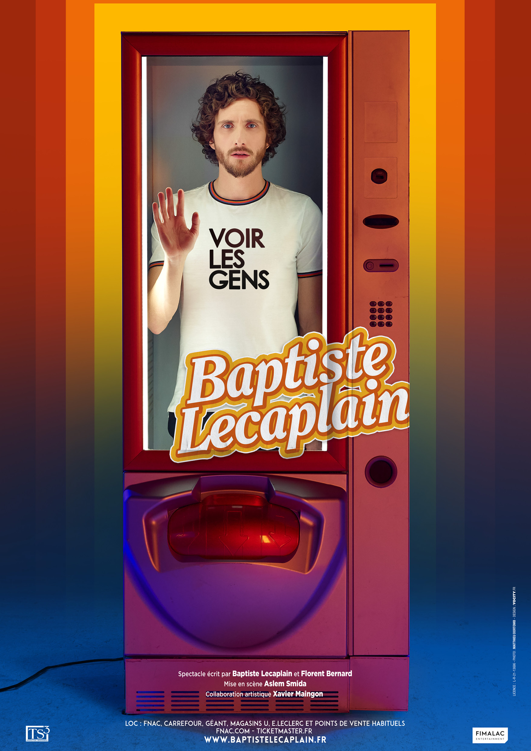 BAPTISTE LECAPLAIN  "VOIR LES GENS "